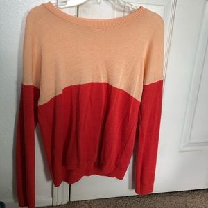 Colorblock sweater
